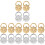 16 Pcs Metal Earring Backs Studs Earring Supplies 4