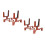 2Pcs Violin Stretchable Stand Professional Fiddle Holder Display Rack 5