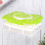 2Pièces Boîte Protection Œufs 24 Compartiments Verte 10