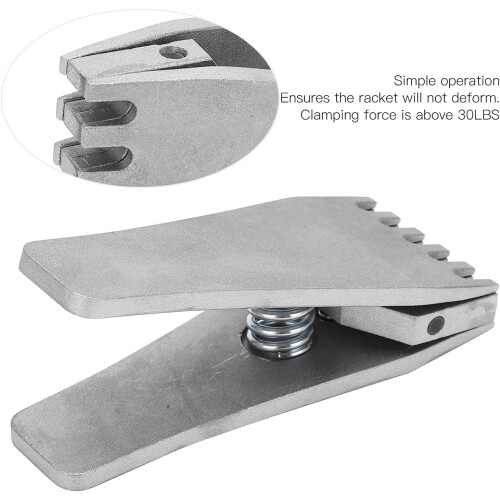 Badminton Stringing Clamp Stainless Steel Durable Racket Stringing Tool For Professional Players 1