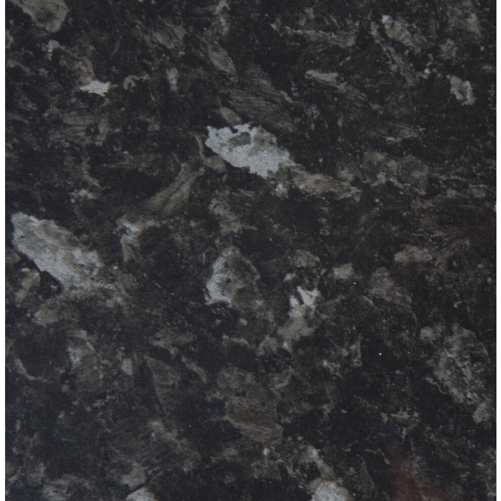 Black Slate Gloss MFC Laminate Kitchen Worktop, W 2000mm x L 28mm x D 365mm, Black-image-OPC-PKWS26B-NEW