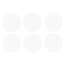 6Stk Runde Ausgestanzte Untersetzer Wärmeisolierte Matte