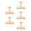 5Stk Pappbecher Organizer Stapelbarer Kaffeebecher 5