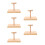 5Stk Pappbecher Organizer Stapelbarer Kaffeebecher 7