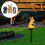 Solar Led Licht Gartenleuchte Erdspieß 45,5x10 Cm 6