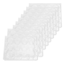 120 Stuks Transparante Kwarteleggroepen 12 Vakken Plastic Opbergboxen