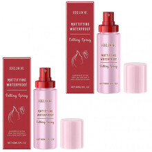 (2pcs) Powder-Melt Matte Setting Spray Long Lasting Waterproof Oil Control for All Skin Types Daily Use Women