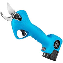 Electric Garden Shears 30mm Cutting Width Refillable Scissors Berry Fruit Cutter Branches Home Gardening Tools