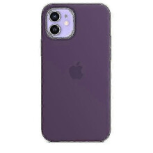 (Amethyst) Silicone Phone Case With Magsafe For Iphone 12 & 12 Pro High Quality