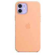 (Cantaloupe) Silicone Phone Case With Magsafe For Iphone 12 & 12 Pro High Quality