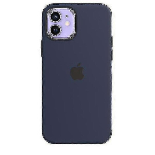 (Deep navy) Silicone Phone Case With Magsafe For Iphone 12 & 12 Pro High Quality