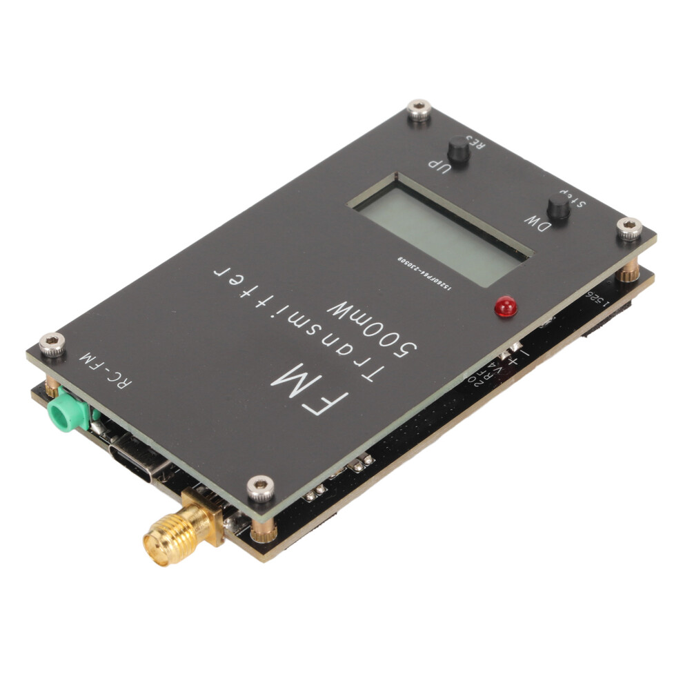 2000M Fm Transmitter 500Mw Lcd Display Usb-C 76Â108Mhz Range 3561352102363