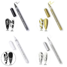 (1pcs, Classic colors) 3d Nail Art Pen Nail Paint Pen Multi Color Option