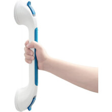 Bathroom Suction Cup Grip Shower Handle Sturdy Grip Suitable for Handicapped, Elderly, Supports Up To 113kg, No Drilling Required And Detachable