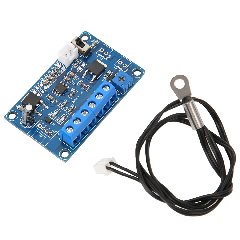 Adjustable PWM Fan Speed Controller with Auto Stop 197in Cable for PC 12V/24V-image-OPC-PKWS8WZ-NEW