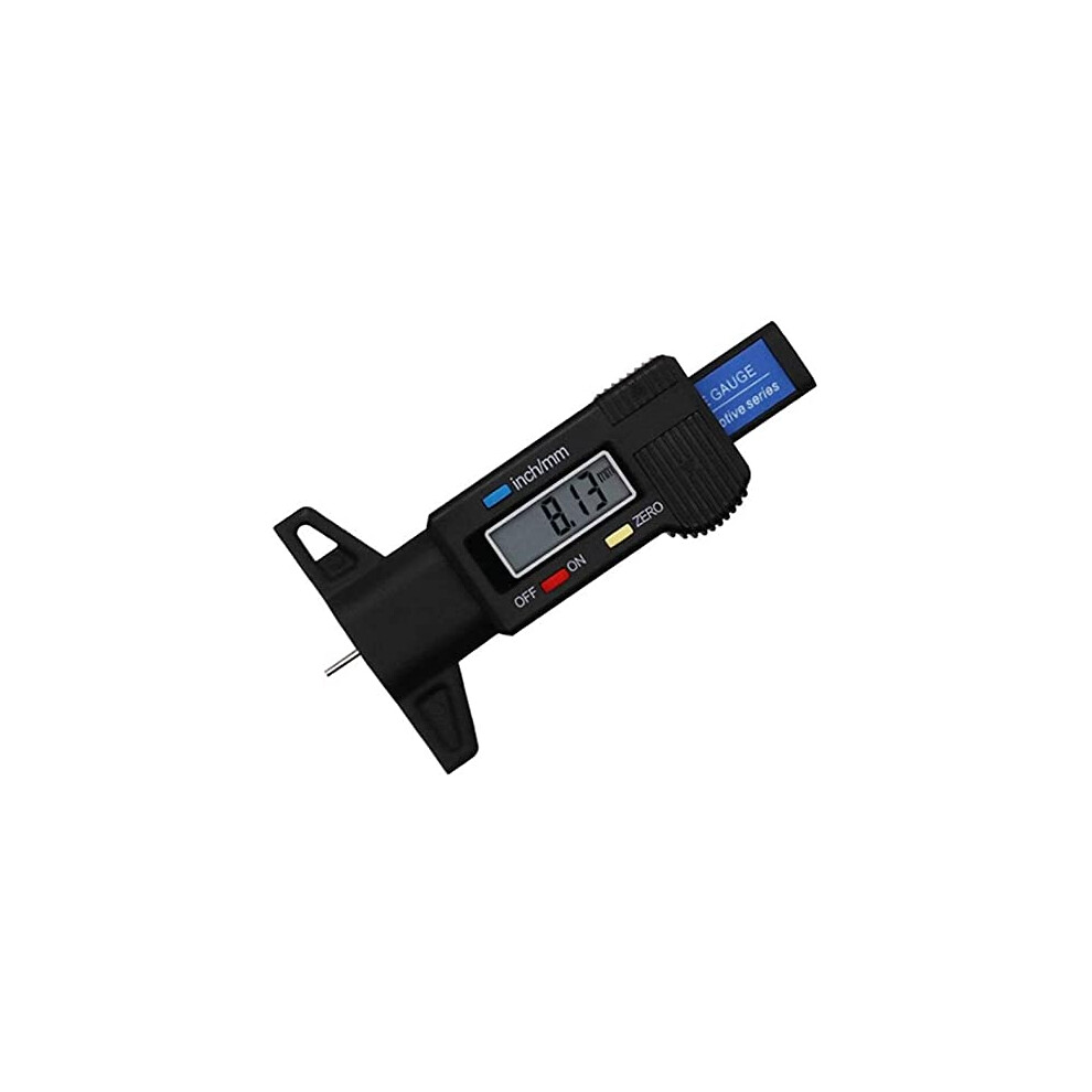 Digital Depth Gauge Caliper Digital Tread Depth Gauge Lcd Tyre Tread Gauge 0-25.4Mm Car Tyre Measurer Tool 9393856175192