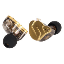 Hybrid 1DD 1BA Earbuds – Tiefbass Stereo, Zinklegierung, 3,5 mm, Gold
