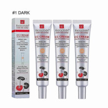 (3PCS,Dark)1-3X CC Cream with Centella Asiatica Color Correcting CC Cream Lightweight Skin