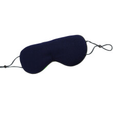 1St Schlaf-Augenmaske Beidseitig Warm Verdunkelnd Grün Marineblau