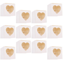 12Stk Muffin Kuchenbox Papier Cupcake Pappschachtel Dessert Eiertarte