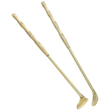 2Stk. Räucherwerkzeug-Set Kupferlöffel Und Für Halter