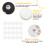 20St Durable Button Badge Schutz Runde Abdeckung Für Button Badges 10