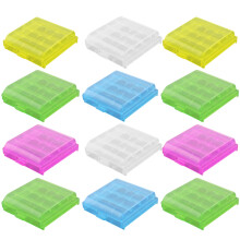 20 Transparente Batteriebox Für AA AAA Batterien