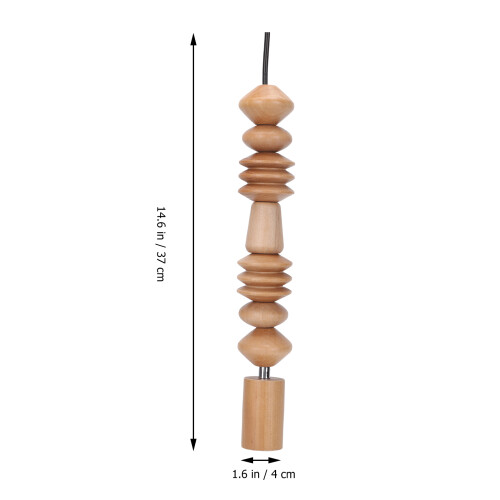 1St Retro Kronleuchter Mit Holzperlen Loft Rustikale Lampe 2