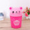 Rabbit Müllbehälter Mini Desktop Abfalleimer Katzenstreuhalter Pink 4