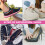 1 Paar Verstellbare Mini Schuhstützen Kunststoff 8