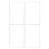4Stk. Clear Acrylplatten Bilderrahmen Diy Panel 1