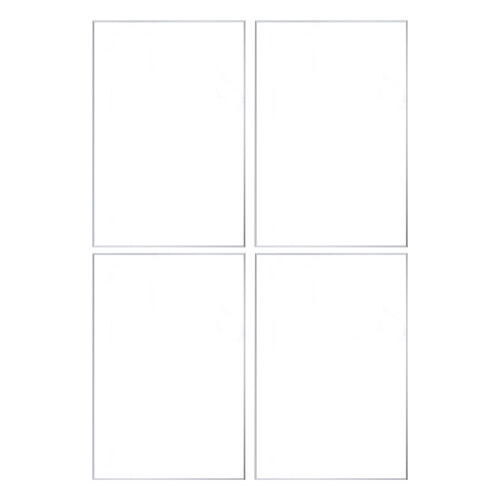 4Stk. Clear Acrylplatten Bilderrahmen Diy Panel