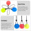 3Stk Squeeze Trainingsbälle Finger- - Stressbälle 10