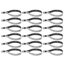 100Stk Vip Armbänder Für Partys Konzerte Freizeitparks Silber