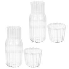 2Stk Saftkrug Transparent Mit Tasse