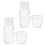 2Stk Saftkrug Transparent Mit Tasse 1