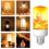 (3 PCS) LED Flame Effect Fire Light Bulb E26-E27 Base 4 Modes with Upside Down Effect Halloween Christmas At 2