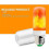 (1 PC) LED Flame Effect Fire Light Bulb E26-E27 Base 4 Modes with Upside Down Effect Halloween Christmas At 4
