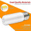 (3 PCS) LED Flame Effect Fire Light Bulb E26-E27 Base 4 Modes with Upside Down Effect Halloween Christmas At 3