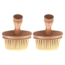 2Pcs Guitar String Cleaner Brushes With Wooden Handle