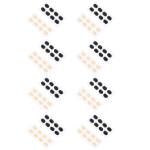 16 Sheets Diy Eyeglass Nose Pads Self-Adhesive Anti-Skid Supple