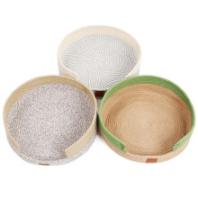Creative Cotton Thread Knitting Cat Claw Mattress Litter Khaki Brown