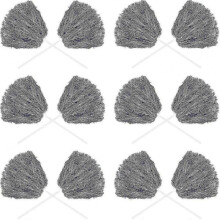 (Blue White) 12 Pack Cheerleading Pom Pom 12 Inch Cheerleader Pom Poms With Baton-Good