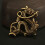 3Pcs Durable Brass Dragon Key Ring DIY Pendant Creative Hanging Decor 11