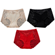 3Stück Taillen- -Unterhosen Für Damen