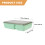 Plastic Lunch Box Langlebiges Container Haushaltszubehör 9