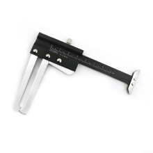 Tire Tread Depth Gauge Stainless Steel Vernier Caliper With Floating Jaw For Brake Disc Thickness Measurement
