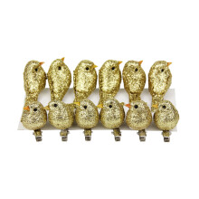 24 Pcs Simulated Birds Animal Headdress Miniature Figurine Hairpin