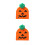 2Pcs Halloween Glowing Knitted Beanie Hat Pumpkin Pattern 10