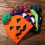 2Pcs Halloween Glowing Knitted Beanie Hat Pumpkin Pattern 5